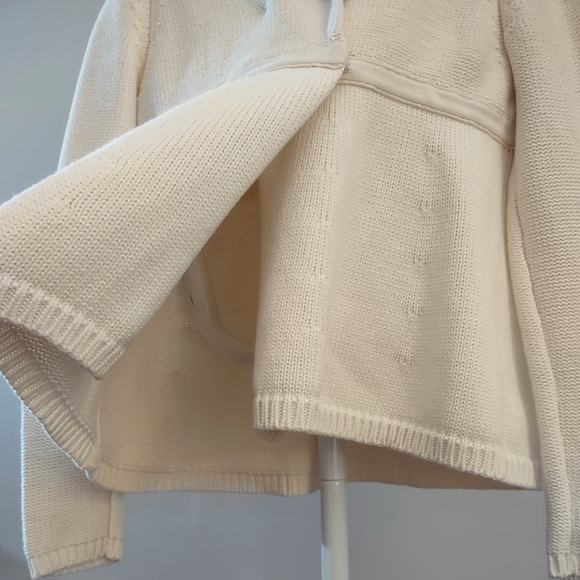Ba&sh Ivory Cardigan Empire Waist Sweater size 2 - Picture 7 of 12